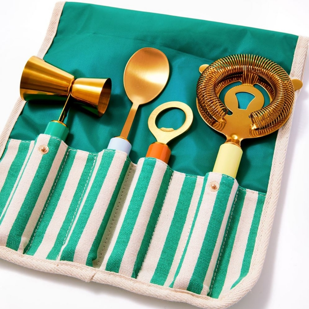 New Bar Tool Set With Case